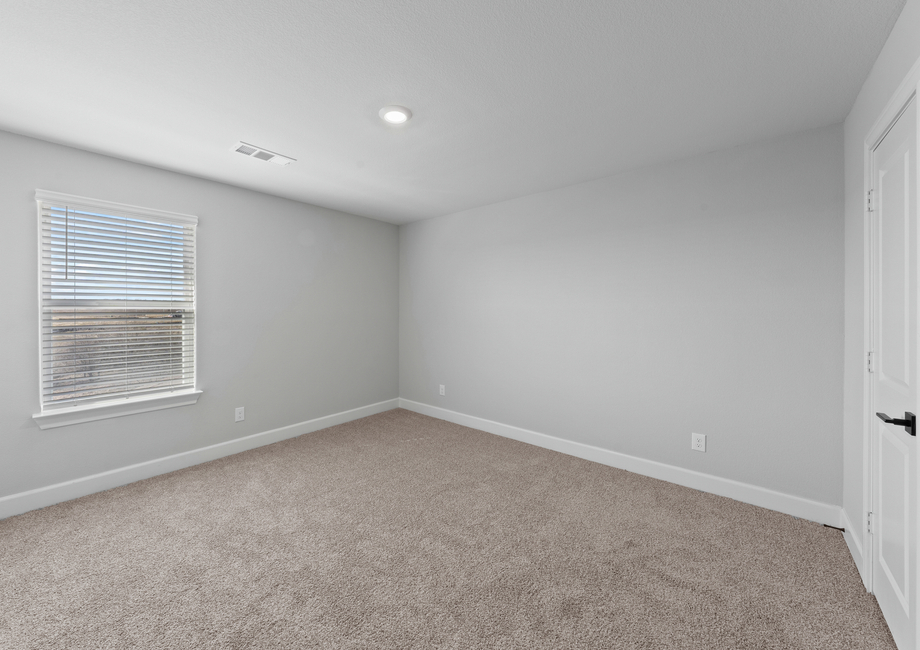 The secondary bedrooms are a great space for children's rooms or guest rooms.