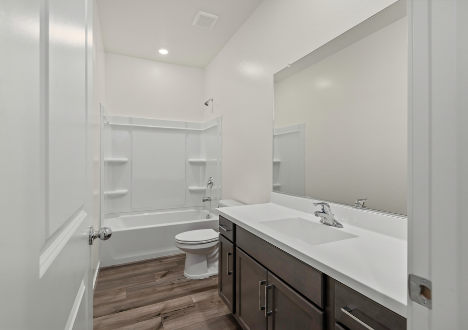 Bathrooms are the perfect space for getting ready.