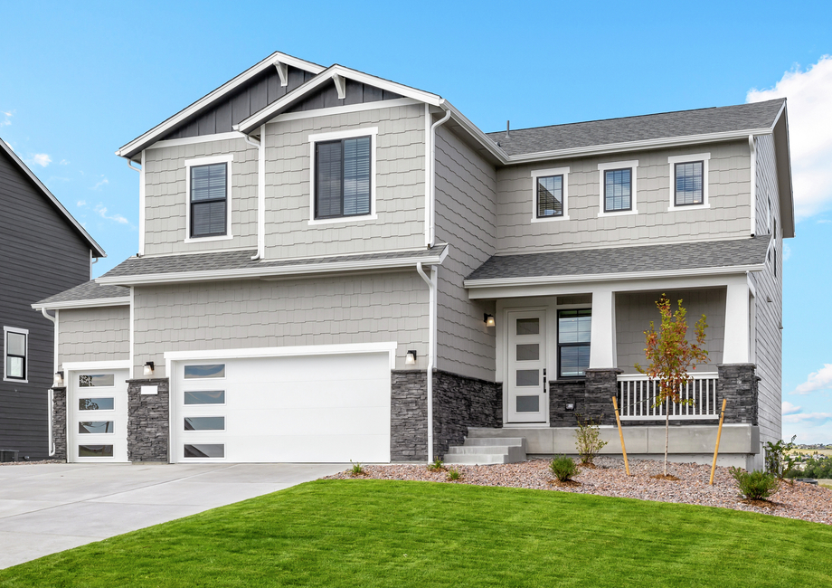 The Glenwood has a wonderful front-load garage.