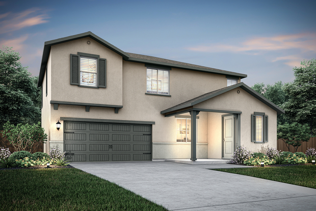 The Newport is a beautiful two story home.