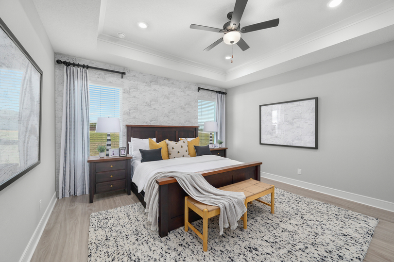 Incredible master bedroom.