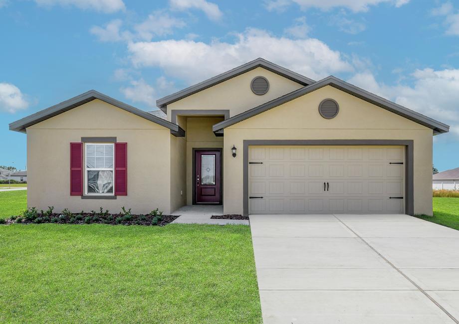 The Capri is a beautiful home with great curb appeal