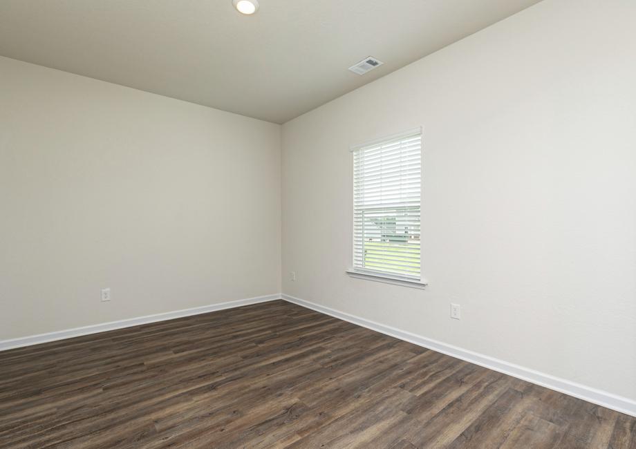 This floor plan comes with a first floor flex room that is ready to be whatever you want it to be