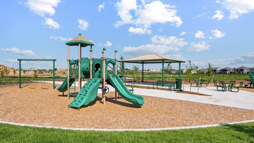 One of the many playgrounds at Hidden Valley Farm community.