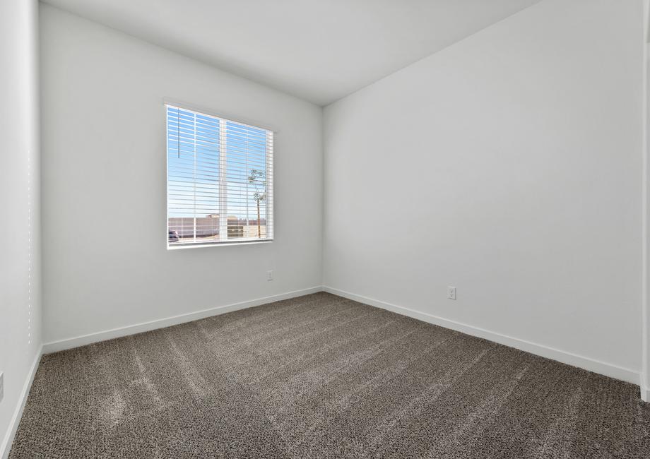 The secondary bedrooms have carpet.