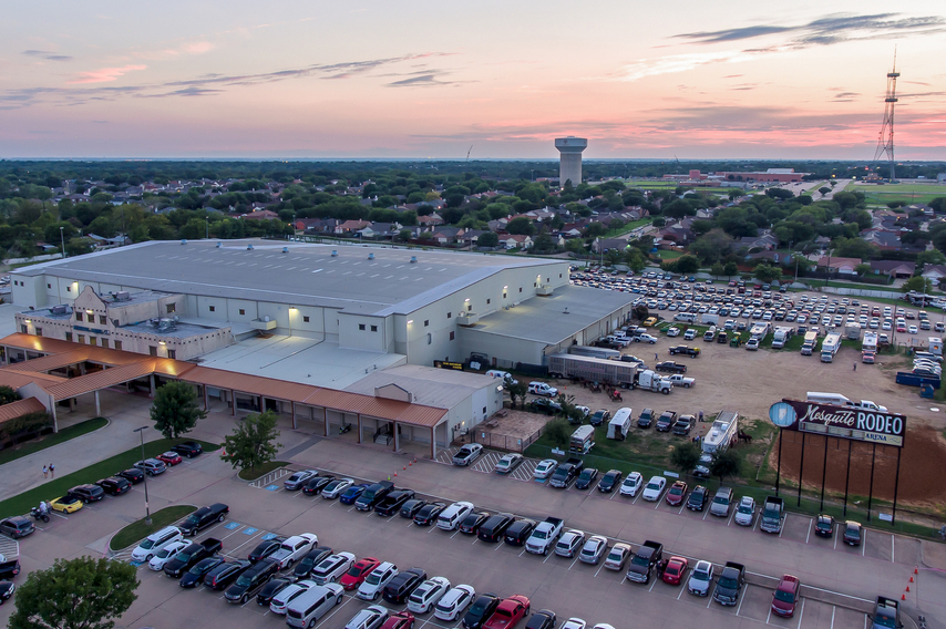 Sunset Over Mesquite Championship Rodeo and Convention Center