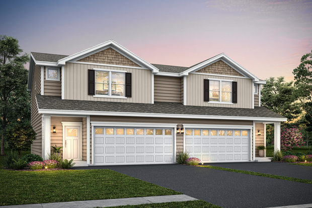 The Foster is a beautiful two story home.