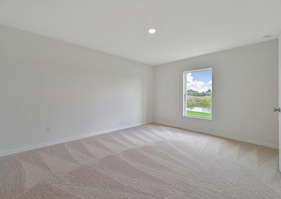 The bedrooms in the Amelia have plenty of natural light