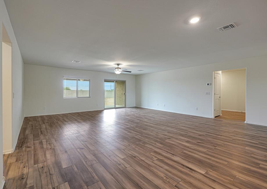 Enjoy time with family in this spacious, open family room.