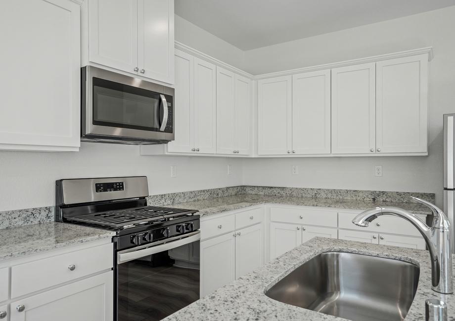 Beautiful white cabinets