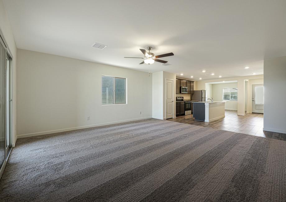 Enjoy time with family in this spacious, open family room.