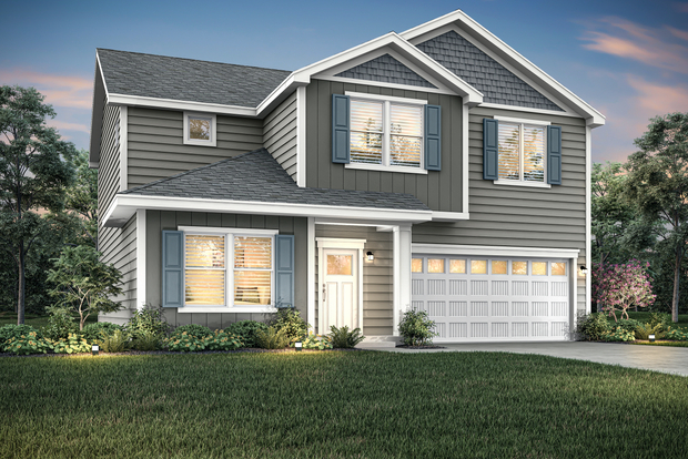 The Palmer is a beautiful two story home.