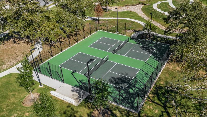 Residents will love to play on the pickleball courts.