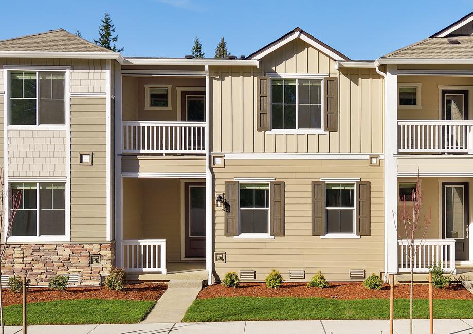 The Montana is a beautiful two story townhome.