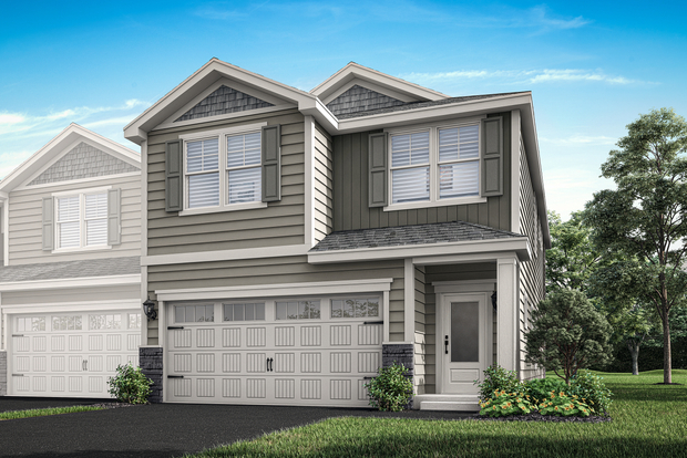 The Hayes is a beautiful two story home.