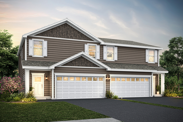 The Howard is a beautiful two story home.