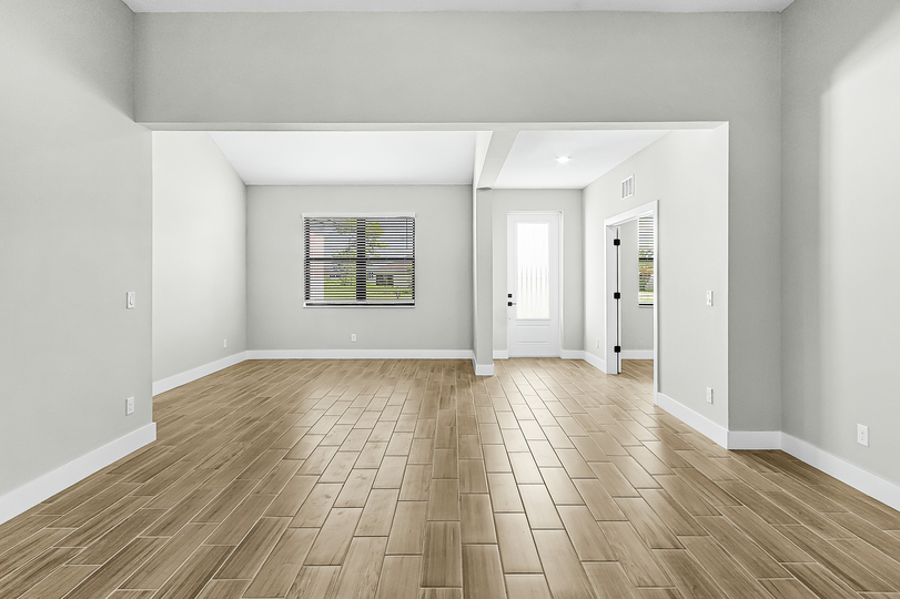 Spacious living room.