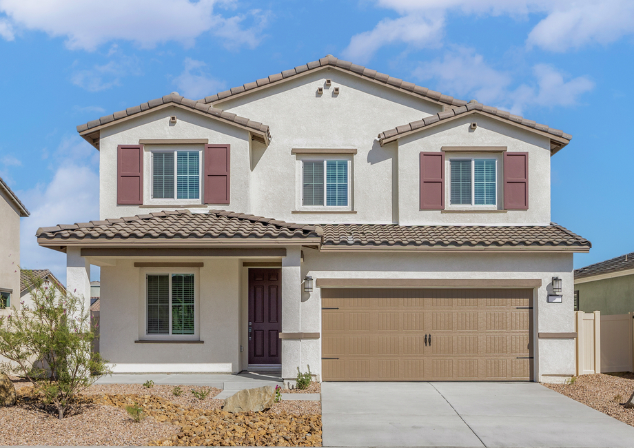 The Victoria is a beautiful two story home.