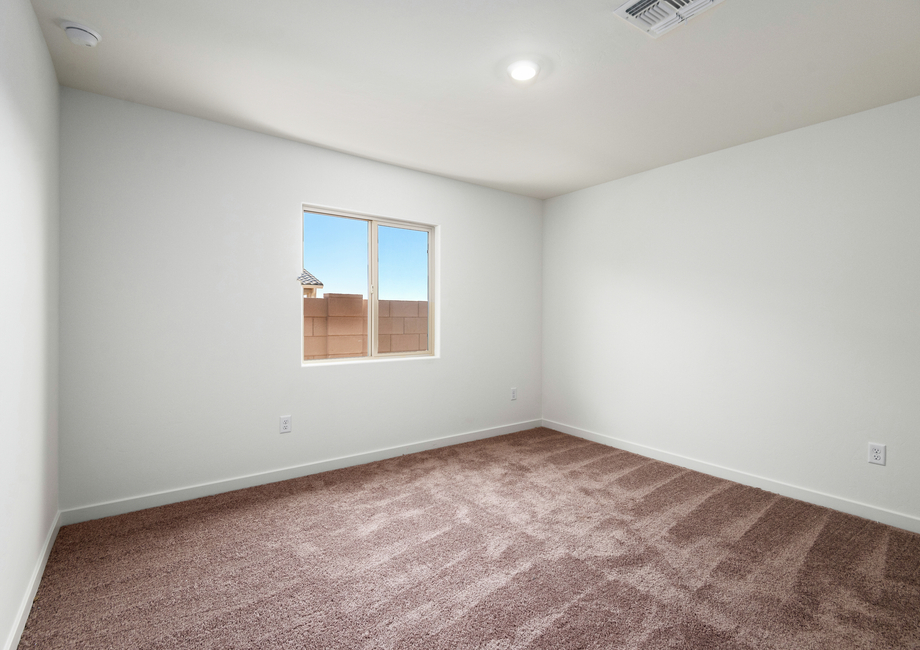 Secondary bedrooms are the perfect space for guests to relax.