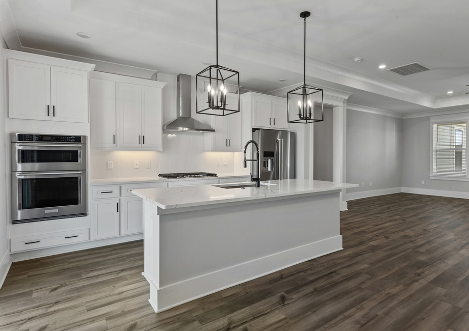 The kitchen is both functional and beautiful.