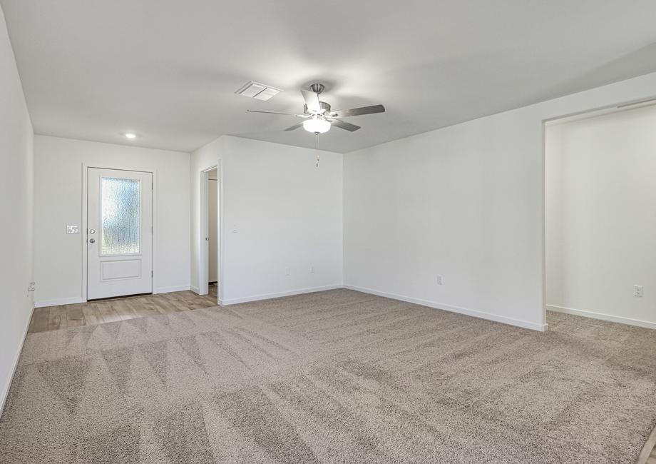 Enjoy time with family and friends in this spacious, open family room.