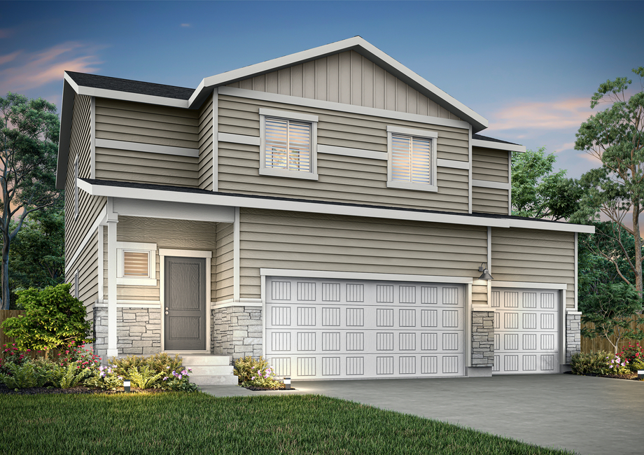 The Trinidad is a beautiful single story home with siding.