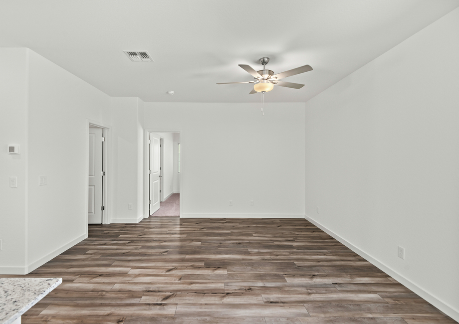 Enjoy hosting friends and family in the spacious living area.