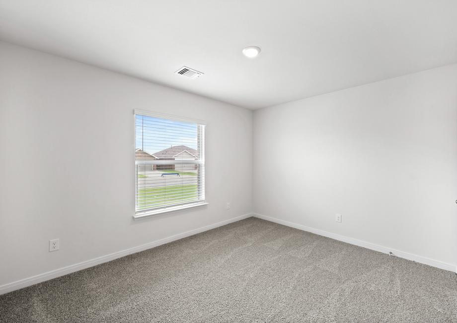 The secondary bedrooms are a perfect space for children's bedrooms or guest rooms.