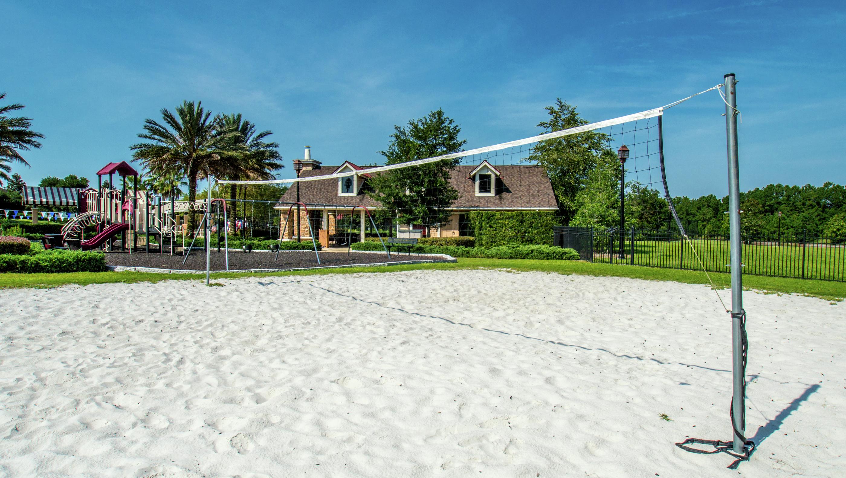 Sand volleyball court at Rolling Hills
