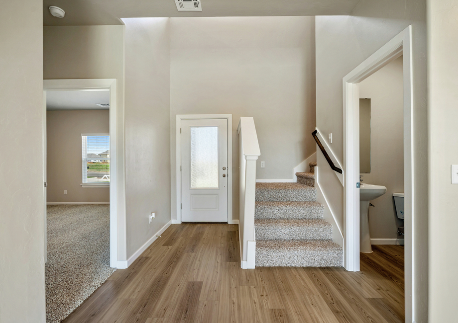 The entry way greets you and your guests as you enter.