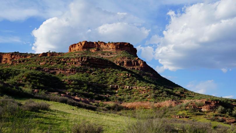 Beautiful mountain landscape outside of Fort Collins, CO.