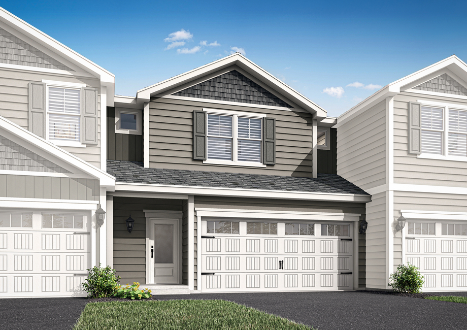 The Fox is a beautiful two story home with stone at Meadows North.