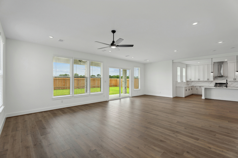 Open concept layout with lots of natural light.