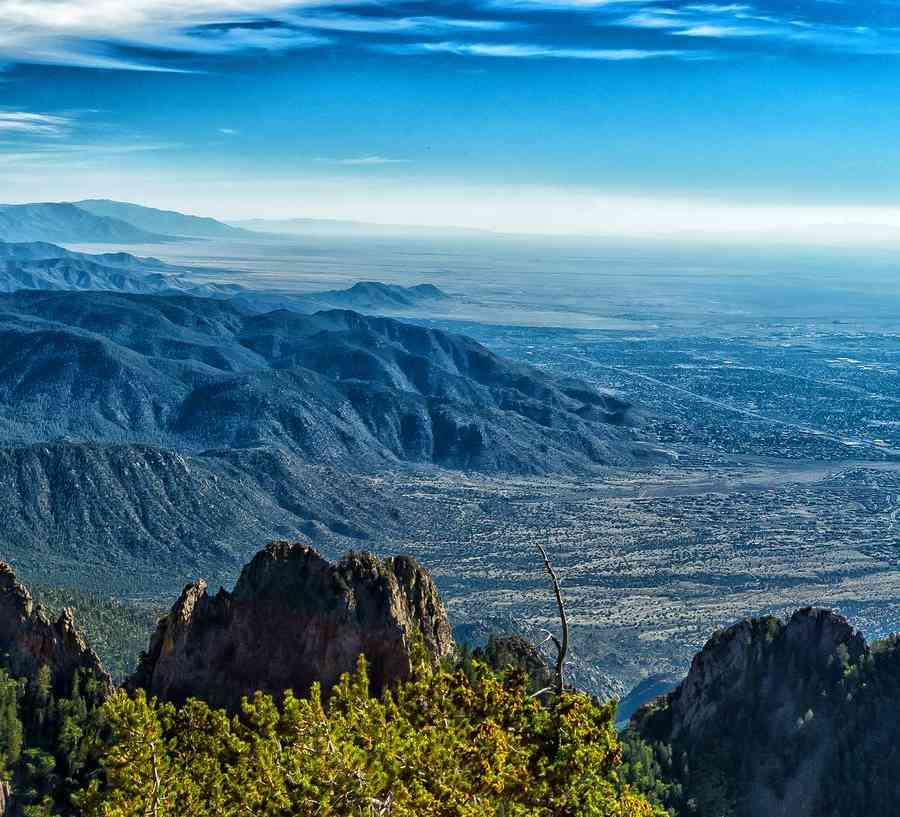 Mountain overlook in Albuquerque