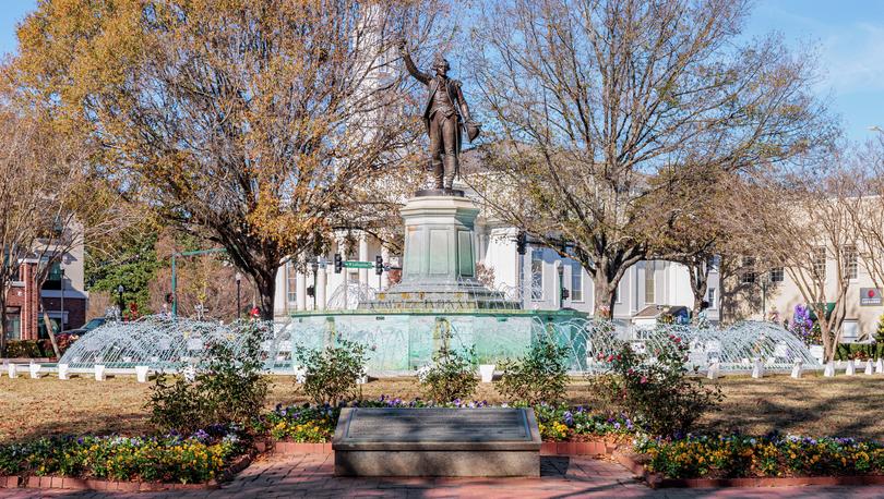 Lafayette Fountain in LaGrange, Georgia