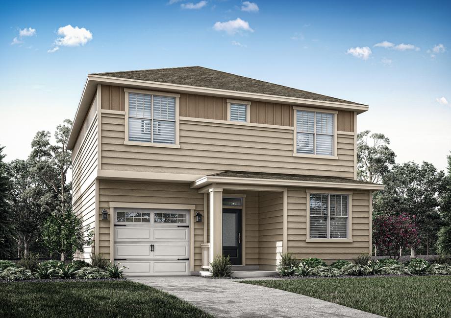 The Fig is a beautiful home with siding.
