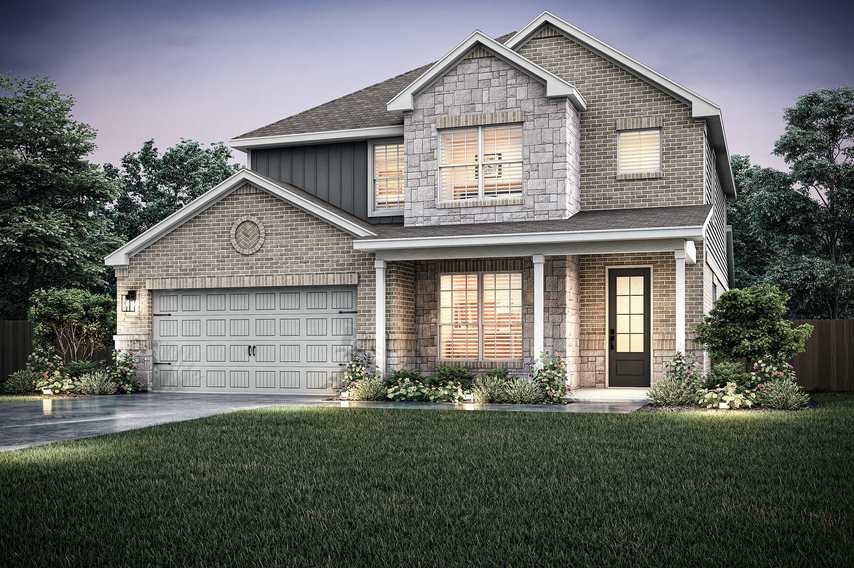 Dusk rendering of the Yoakum