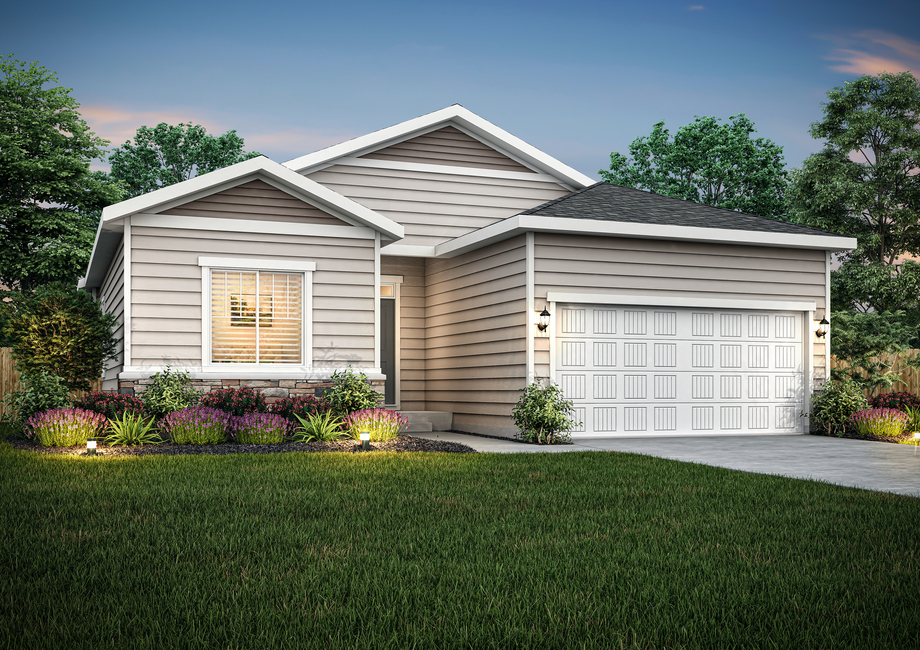 The Durango B is a beautiful single story home.