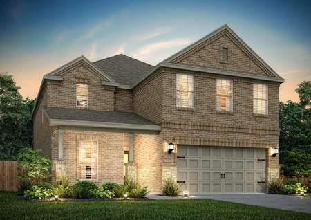 The Twinberry is a beautiful two-story home.