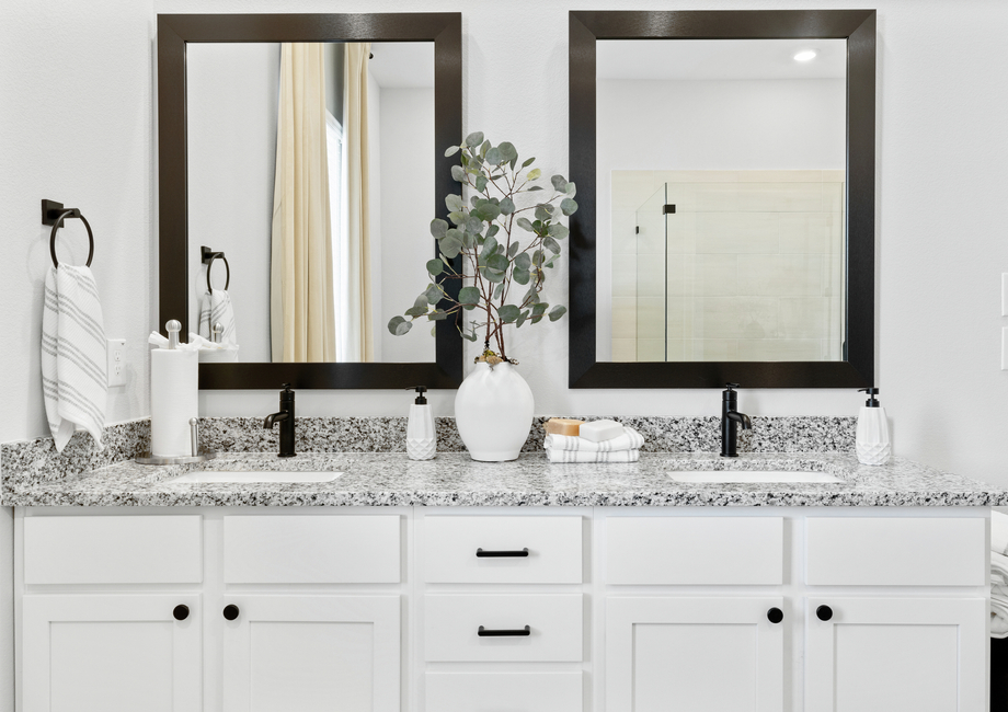 You will love the designer inspired master bath.