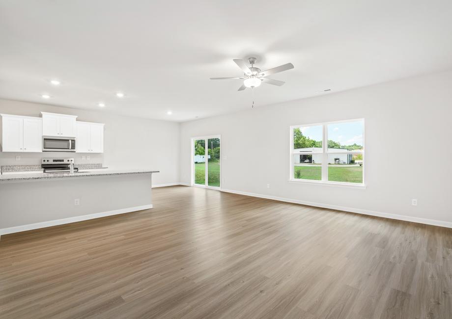 Hosting is a breeze in this incredible family room