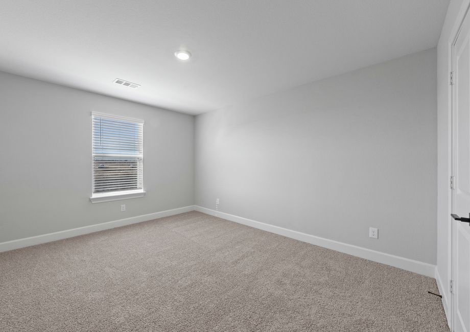 The secondary bedrooms are a great space for children's rooms or guest rooms.