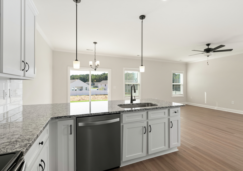 Large kitchen island