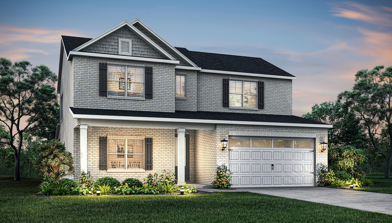 Dusk rendering of the Morris.