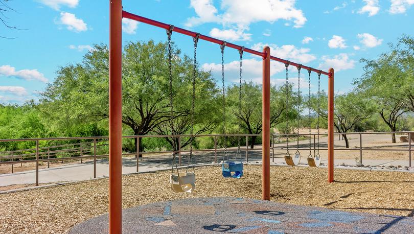 Swing set at the Star Valley Park