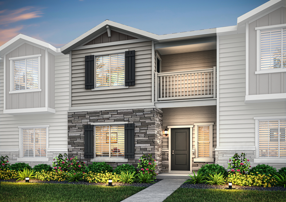 The Vail is a beautiful two story home.