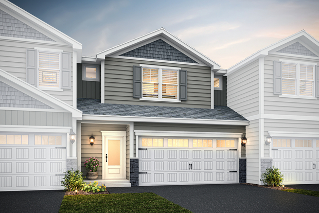 The Afton is a beautiful two story home.