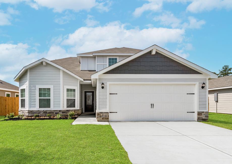 The Cypress is a beautiful  two story home. 