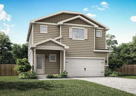 The Platte is a beautiful two story home siding.