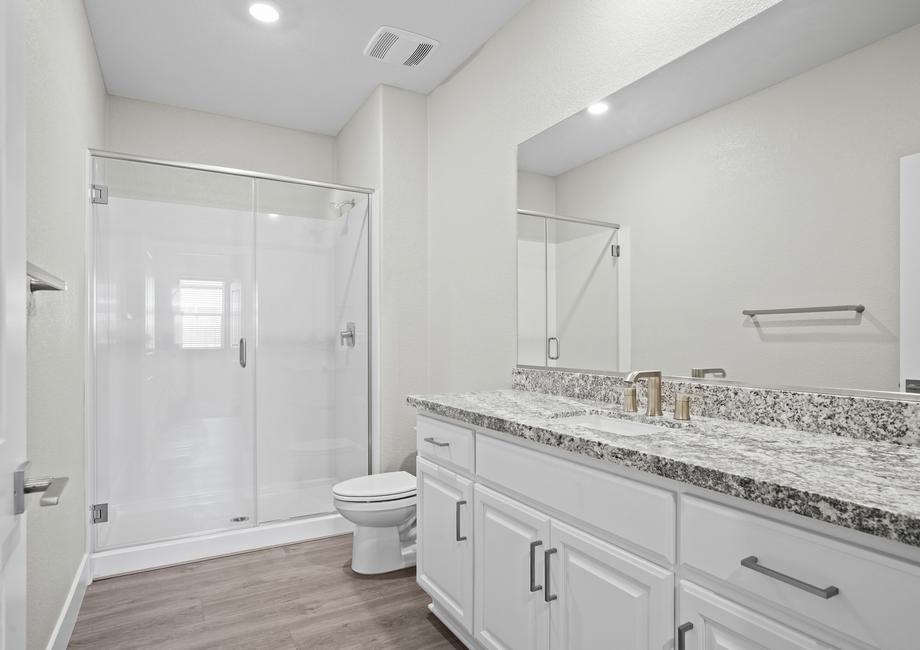 Secondary bathroom